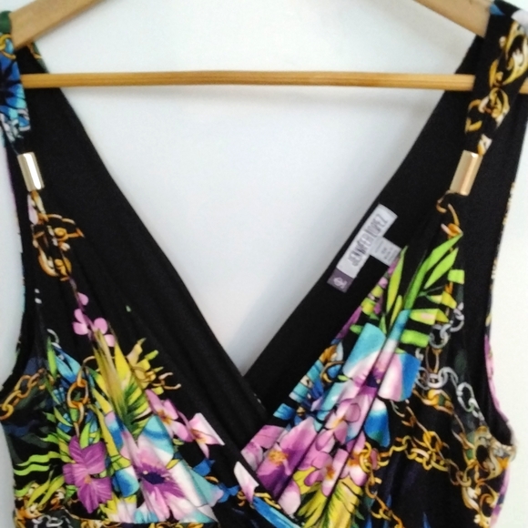 Jennifer Lopez  floral print maxi dress - Picture 4 of 7